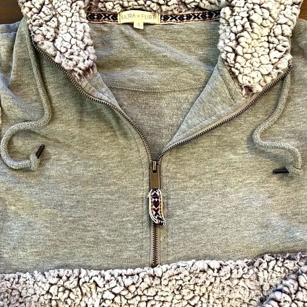 Girls Sherpa Hoodie